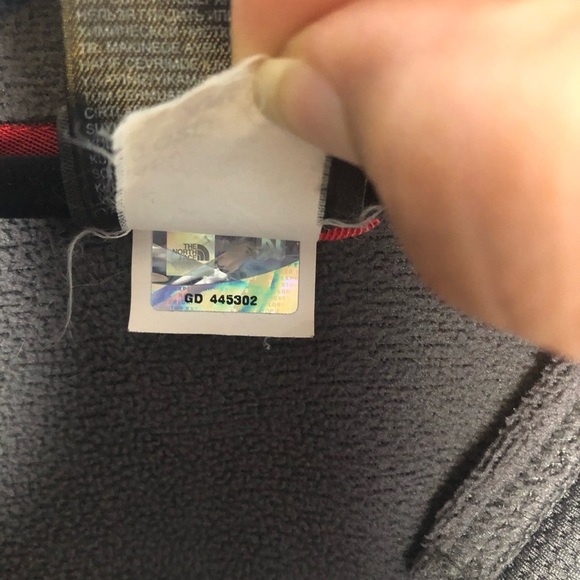 The North Face Men's TKA Stealth Full Zip Fleece Jacket Coat Gray Size M - Picture 7 of 11